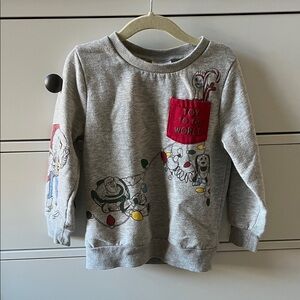 Gray Kids Holiday Sweatshirt 5T